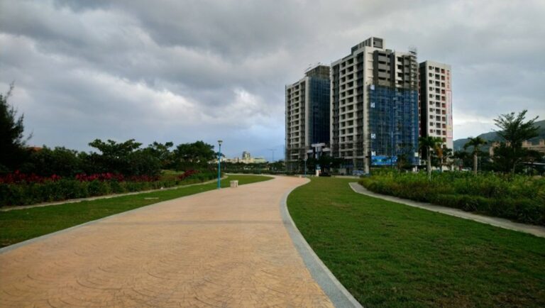 商港三路綠帶鋪面改造工程-新北市八里區